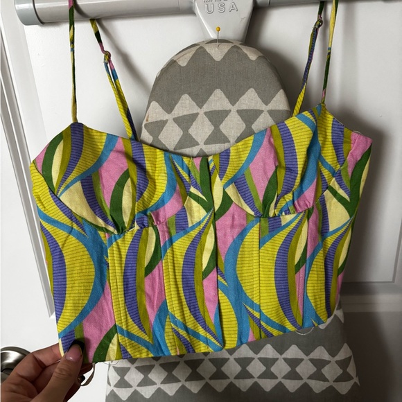 Zara Multicolor Patterned top - Picture 1 of 4